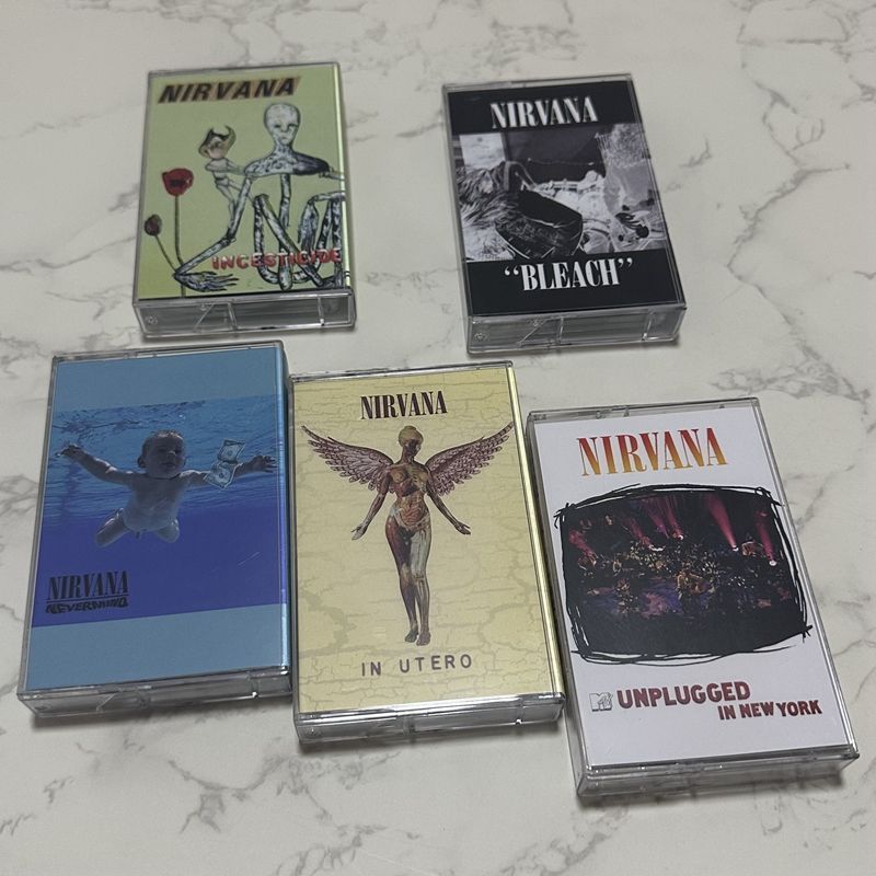 Audio Music In - Westliche Rockmusik-Kassette Ungeöffnet mit Liedtextbuch Retro