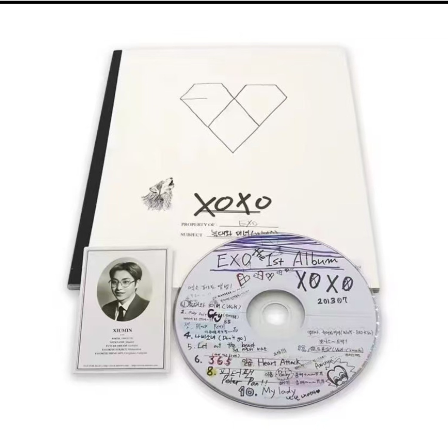 Audio Music In - Koreanische Pop-Vocal-Musik-CD mit Sammel-Fotokarte, handgezeichnetem Artbook-Paket,