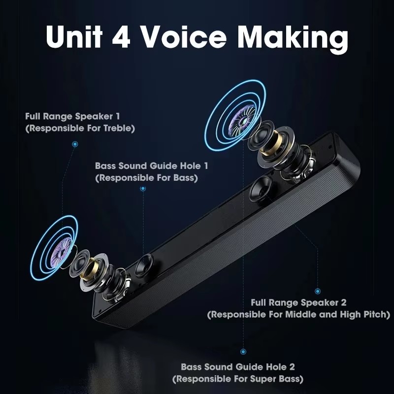 Musik-Soundbar Computer-Lautsp – Audio Music Box Bewertung und Preis