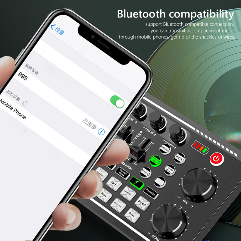 F998 Live Soundkarte Audio DJ  – Audio Music Voice Changer Bewertung und Preis