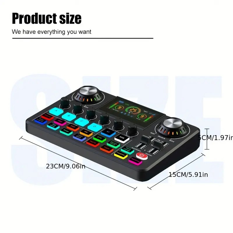 Audio-Mixer, Live-Soundkarte m – Audio Music Voice Changer Bewertung und Preis